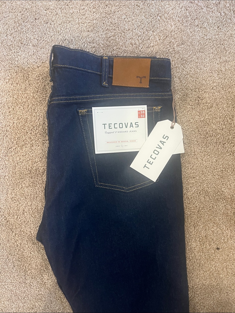 Tecovas Men's Slim Straight-Leg Jeans